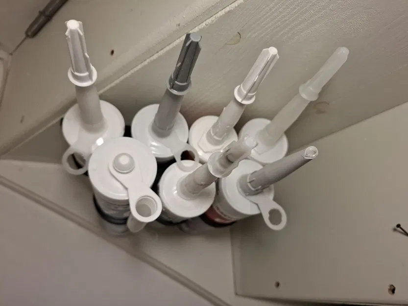 Giá treo ống keo 2 hàng gắn dưới kệ - Image 1