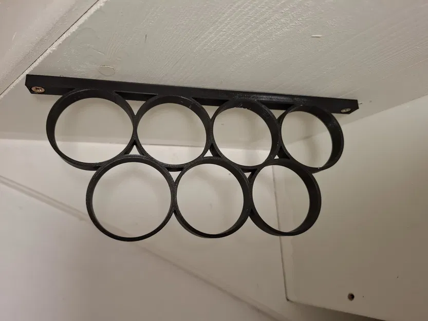 Giá treo ống keo 2 hàng gắn dưới kệ - Image 2