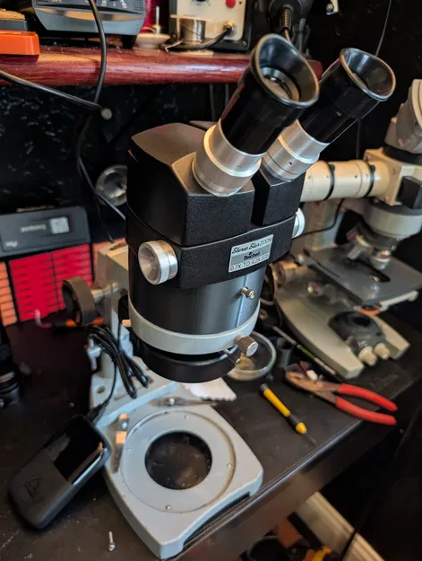 Đế nâng đầu kính hiển vi American Optical 569-72 (phiên bản ngắn) - Image 1