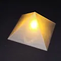 Đèn trang trí hình kim tự tháp cho nến điện tử - Thumbnail 4