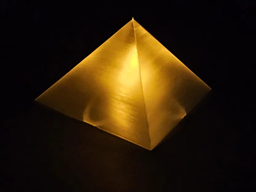 Đèn trang trí hình kim tự tháp cho nến điện tử - Image 7