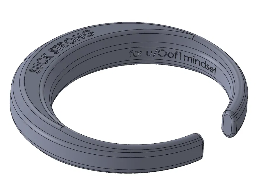 Mô hình 3D Vòng tay Ring Pop SUCK STRONG độc đáo - Image 1