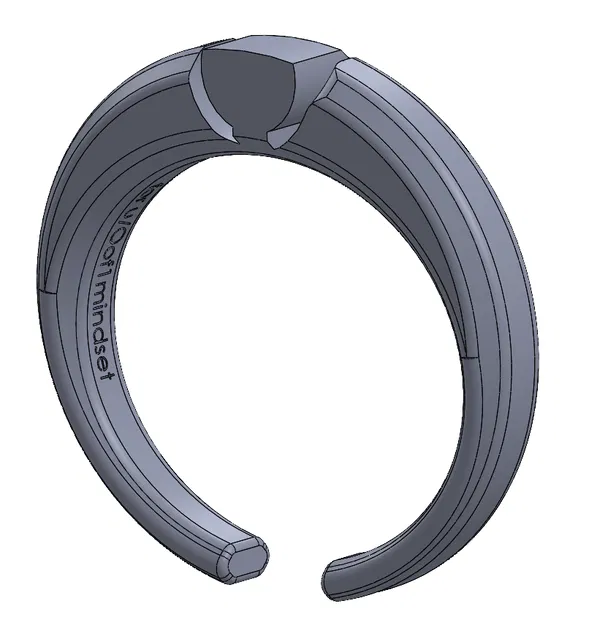 Mô hình 3D Vòng tay Ring Pop SUCK STRONG độc đáo - Image 3