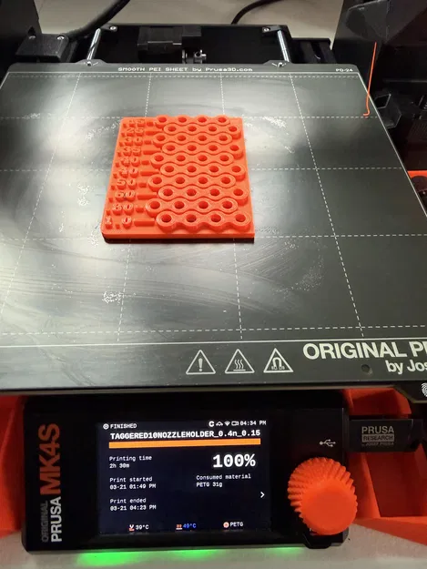 Khay Đựng Nozzle E3D V6 Gọn Gàng Tiện Lợi (Thiết Kế In 3D) - Image 1