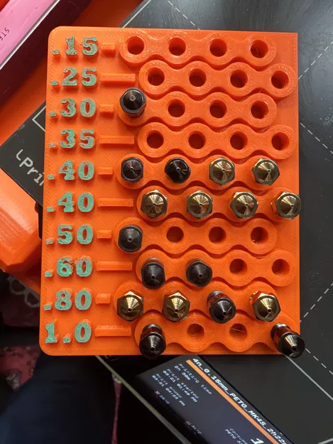 Khay Đựng Nozzle E3D V6 Gọn Gàng Tiện Lợi (Thiết Kế In 3D) - Image 2