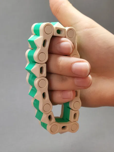 Xích đồ chơi cầm tay Hand Chain Fidget thư giãn - File in 3D - Image 1