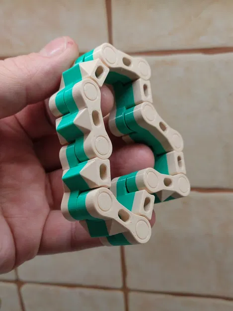 Xích đồ chơi cầm tay Hand Chain Fidget thư giãn - File in 3D - Image 4