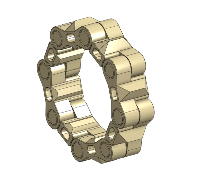 Xích đồ chơi cầm tay Hand Chain Fidget thư giãn - File in 3D - Image 5