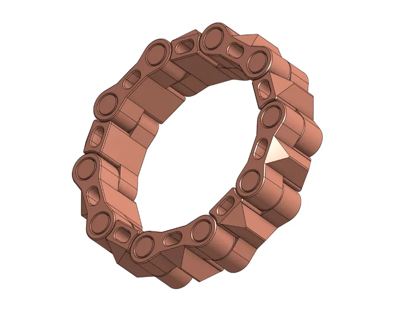 Xích đồ chơi cầm tay Hand Chain Fidget thư giãn - File in 3D - Image 6