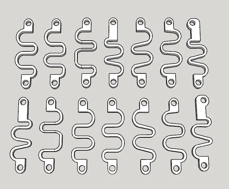 Bộ lò xo thử nghiệm 3D cho xe điều khiển RC tỉ lệ 1:10 - Image 1