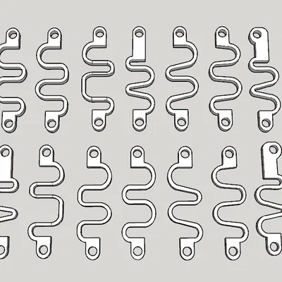 Bộ lò xo thử nghiệm 3D cho xe điều khiển RC tỉ lệ 1:10