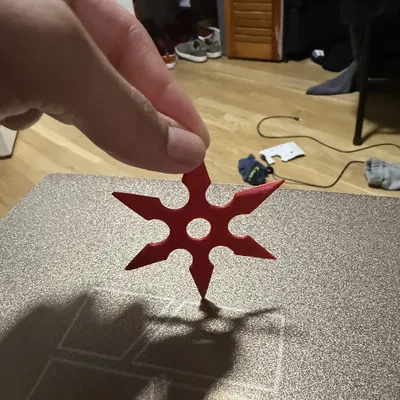 Mô hình phi tiêu Ninja (Shuriken) 3D
