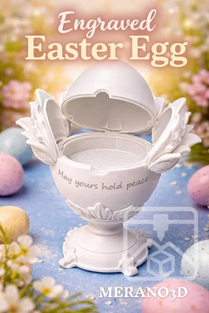 Vật phẩm trang trí trứng Phục sinh “Mong bạn luôn bình an” - Image 1