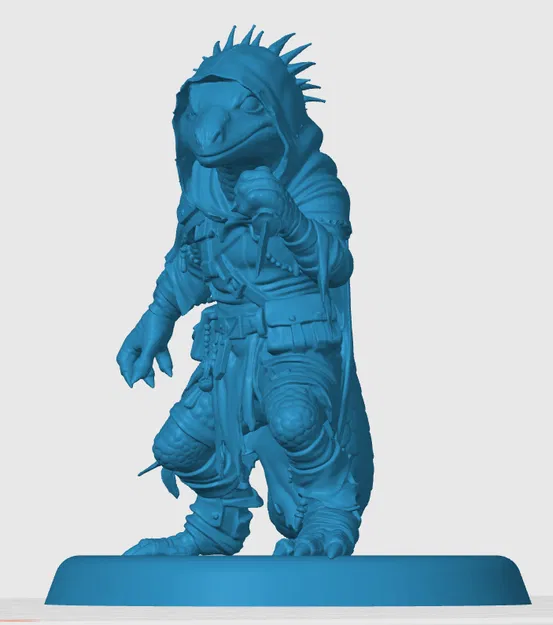 Mô hình 3D Kobold Rogue cho game nhập vai D&D Tabletop - Image 2