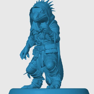 Mô hình 3D Kobold Rogue cho game nhập vai D&D Tabletop