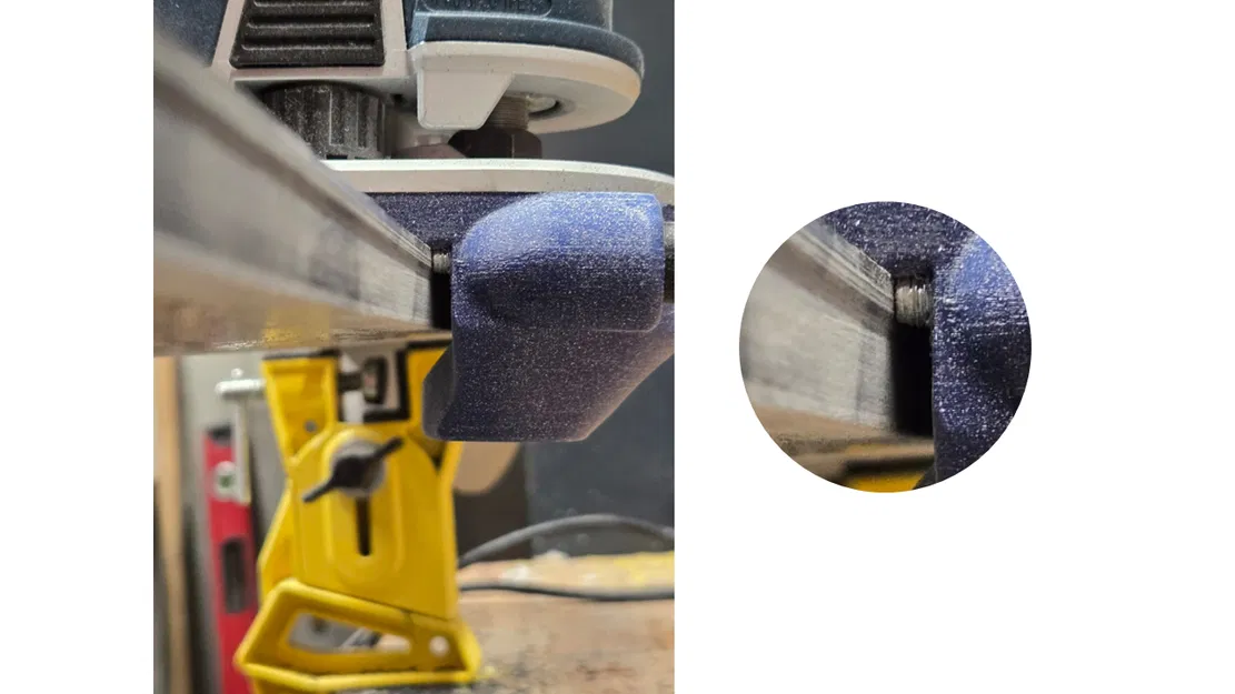 Bộ Chuyển Đổi Phay Thành Bên Ván Trượt Cho Máy Bosch GKF 12V-8 - Image 2