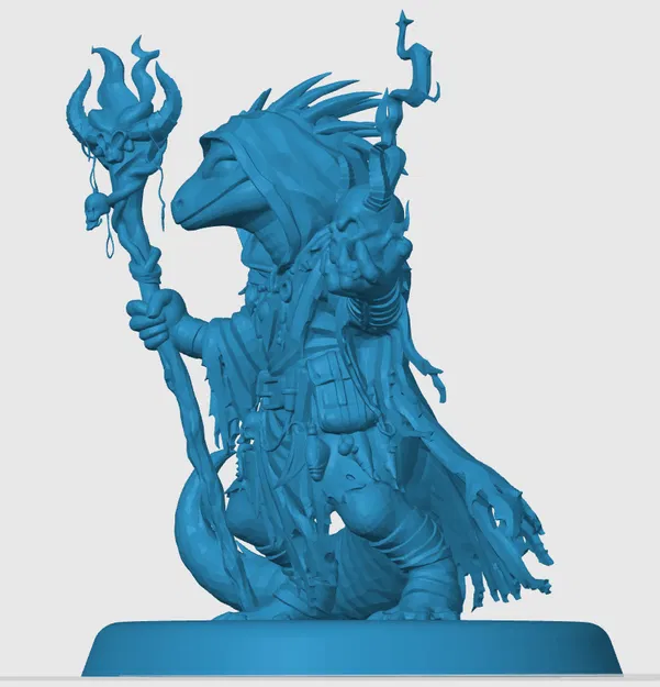 Mô hình 3D Kobold Warlock cho D&D và Tabletop RPG - Image 2