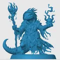 Mô hình 3D Kobold Warlock cho D&D và Tabletop RPG - Thumbnail 3