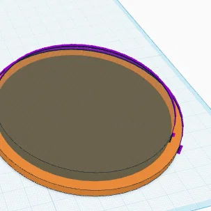 Miếng Lót Ly Chống Trượt In 3D Đơn Giản Tinh Tế