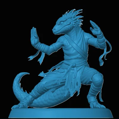 Mô hình Kobold Monk cho game nhập vai