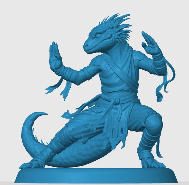 Mô hình Kobold Monk cho game nhập vai - Image 3