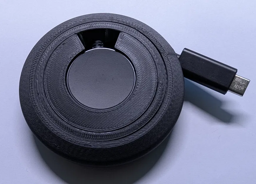 Bộ cuộn cáp USB thế hệ mới - Adapter cho sạc Galaxy Watch 5 - Image 1