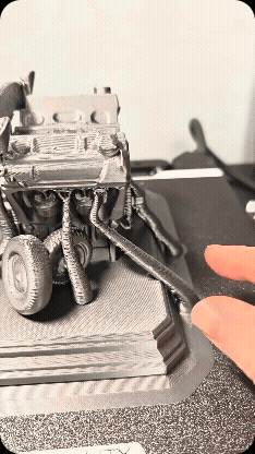 Mô hình Động cơ V8 - Cúp vinh danh cho Thợ máy, Trang trí Garage