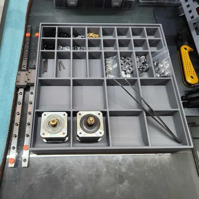 Khay Đựng Linh Kiện 10 Inch - 3 Kích Thước Ngăn Khác Nhau