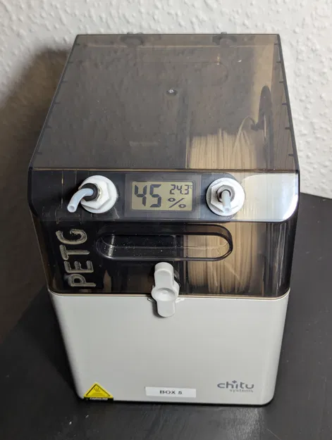 Giá đỡ ẩm kế kèm đầu nối PTFE cho hộp Chitu E1 - Image 1