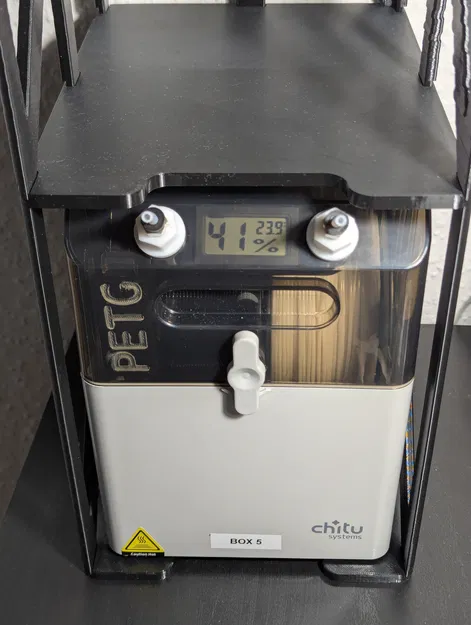 Giá đỡ ẩm kế kèm đầu nối PTFE cho hộp Chitu E1 - Image 4