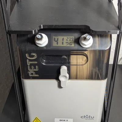 Giá đỡ ẩm kế kèm đầu nối PTFE cho hộp Chitu E1