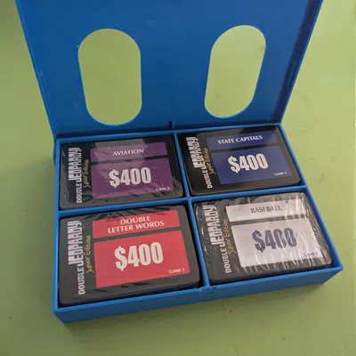 Hộp Đựng 4 Bộ Bài Khổ Nhỏ In 3D Tiện Lợi (Playing Card Box)