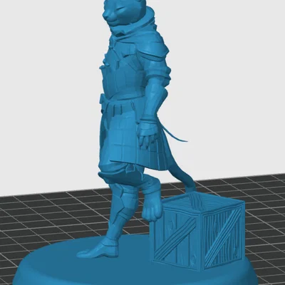 Mô hình Tabaxi Rogue cho game RPG