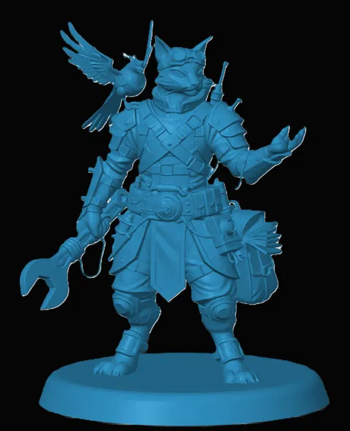 Mô hình Tabaxi Artificer cho game RPG - Image 1