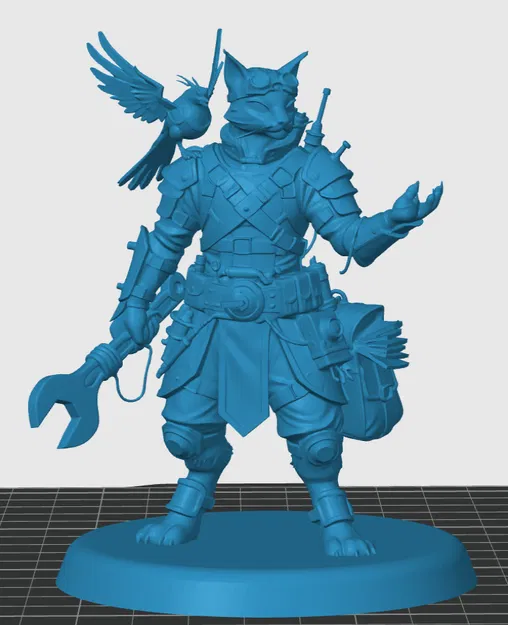 Mô hình Tabaxi Artificer cho game RPG - Image 3