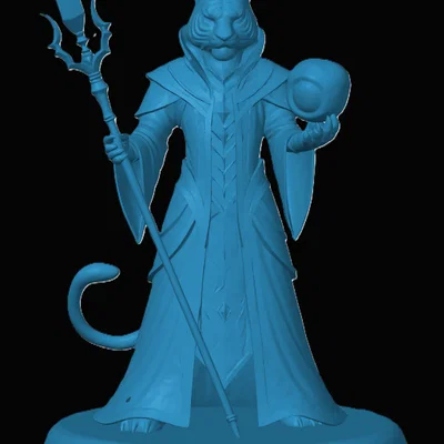 Mô hình Tabaxi Wizard (Pháp sư mèo)