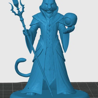 Mô hình Tabaxi Wizard (Pháp sư mèo)