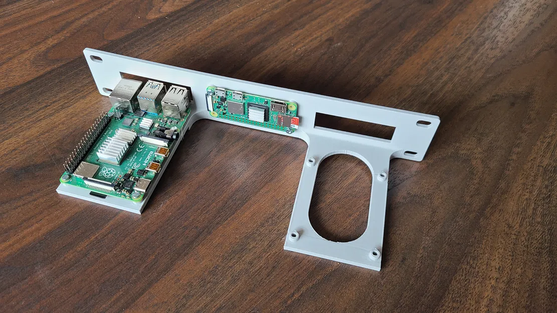 Giá đỡ Raspberry Pi 3, 4, 5, Zero 2 W cho tủ Rack 10 inch - Image 2