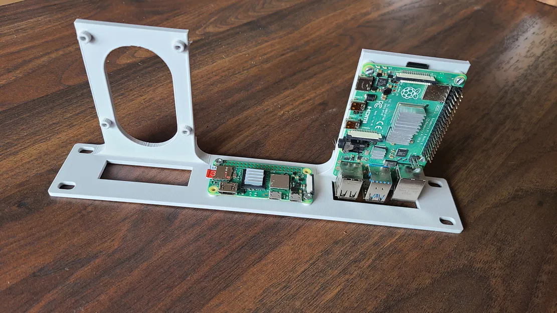 Giá đỡ Raspberry Pi 3, 4, 5, Zero 2 W cho tủ Rack 10 inch - Image 4