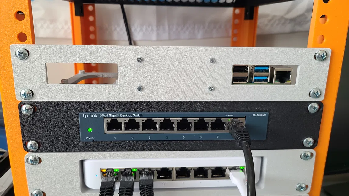 Giá đỡ Raspberry Pi 3, 4, 5, Zero 2 W cho tủ Rack 10 inch - Image 6