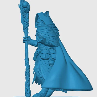 Mô hình Tabaxi Druid cho game nhập vai