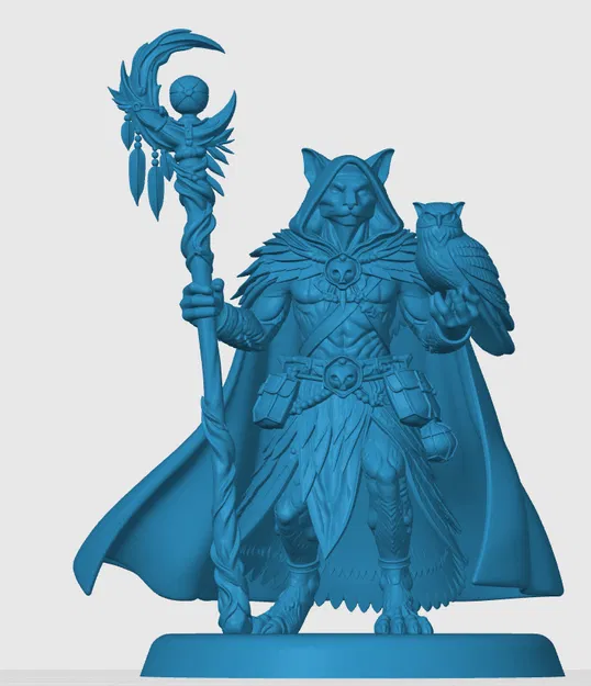 Mô hình Tabaxi Druid cho game nhập vai - Image 3