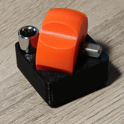 Khay Gridfinity cho cờ-lê lực và đầu khẩu 7mm