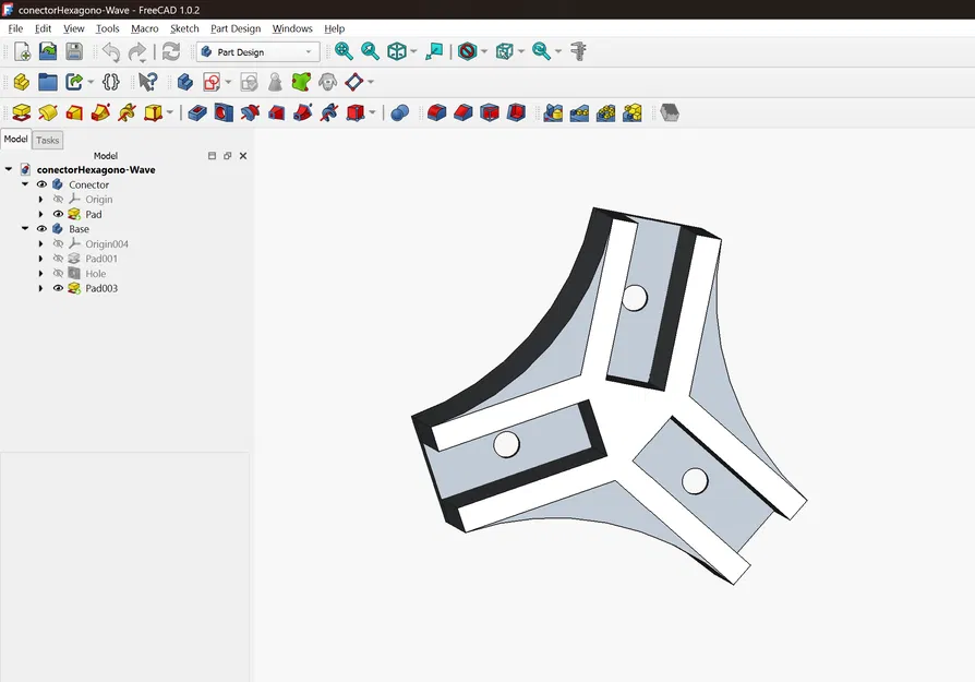 Khớp nối lục giác cho kệ lắp ghép Hexagon - Image 2