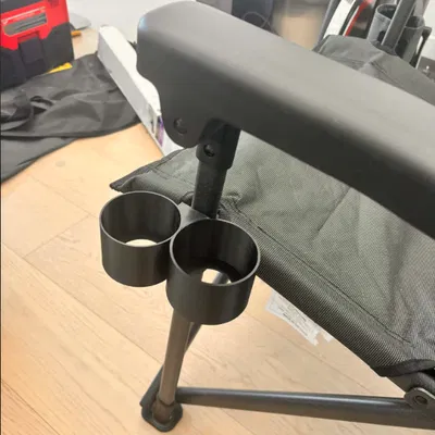 Khay đựng cốc kép 3D cho ghế dã ngoại Muskoka tiện lợi