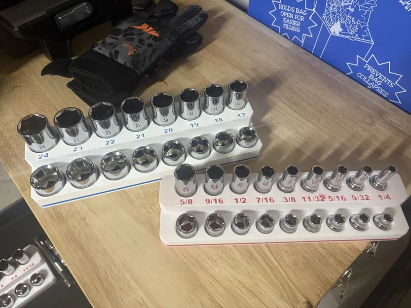 Khay sắp xếp ổ cắm Quinn 3/8 inch Master Socket Set - Image 2