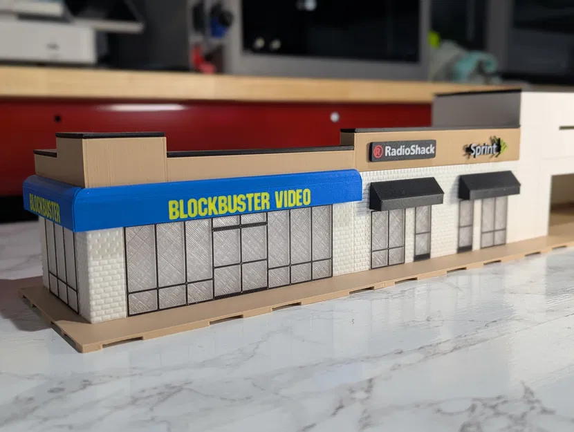 Mô hình tòa nhà Strip Mall hai gian - Tỉ lệ 1:64 cho Diorama - Image 2