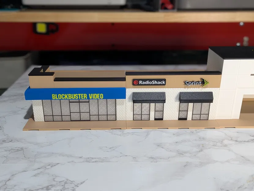 Mô hình tòa nhà Strip Mall hai gian - Tỉ lệ 1:64 cho Diorama - Image 3