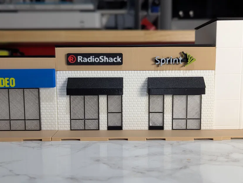 Mô hình tòa nhà Strip Mall hai gian - Tỉ lệ 1:64 cho Diorama - Image 4