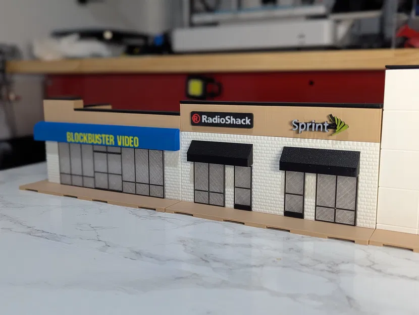 Mô hình tòa nhà Strip Mall hai gian - Tỉ lệ 1:64 cho Diorama - Image 5